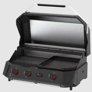 Cozze Rotate 17 gāzes picu cepeškrāsns ar rotējošu akmeni un LED apgaismojumu, 42,5 cm