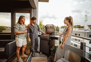 Dujinis Grilis Enders Hyde 3 SIKR TURBO su Turbo Zona ir Šonine Virykle, Grafito Spalvos