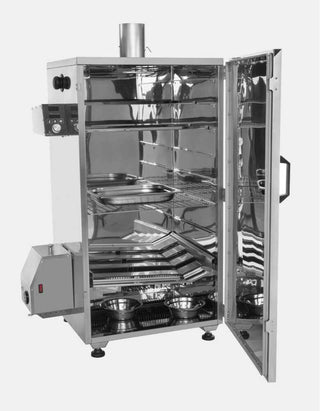 Borniak Rūkyklos Borniak Rūkykla 150L nerūdijančio plieno + BBQ ir laikmačiu BBDST-150V1.4