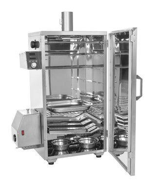 Borniak Rūkyklos Borniak Rūkykla 70L nerūdijančio plieno + BBQ ir laikmačiu BBDST-70V1.4