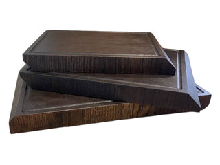 Chefs Soul Pjaustymas ir smulkinimas Ąžuolinė pjaustymo lentelė Chefs Soul Lightstruck, tamsi 30 x 45