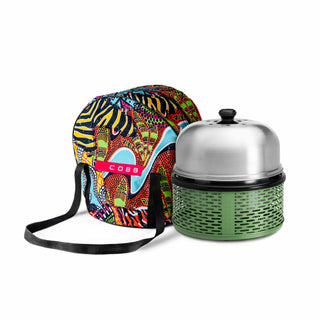 COBB Turistiniai griliai Kelioninis / pikniko grilis COBB Pro Heritage | Green, anglinis, Ø 33 cm