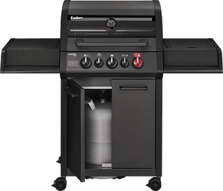 Enders Dujiniai griliai Dujinis Grilis Enders Monroe Pro 3 SIK Turbo Shadow su Turbo Zona ir Šonine Virykle, Grafito Spalvos