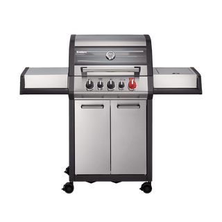 Enders Dujiniai griliai Dujinis Grilis Enders Monroe Pro 3 SIK Turbo su Turbo Zona ir Šonine Virykle, Plieno Spalvos