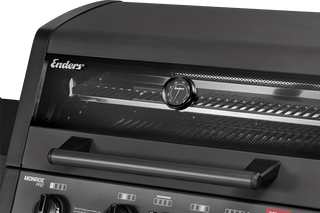 Enders Dujiniai griliai Dujinis Grilis Enders Monroe Pro 4 SIK Turbo Shadow su Turbo Zona ir Šonine Virykle, Grafito Spalvos