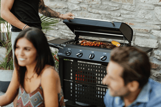 Enders Dujiniai griliai Dujinis Grilis Enders San Diego 4, Juodos Spalvos