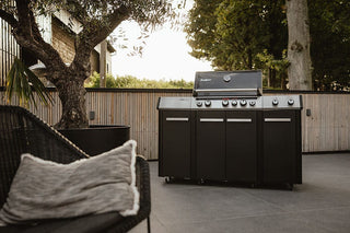 Enders Dujiniai griliai Dujinis Grilis Enders Uniq Pro 3 Ik Kitchen Cruster su Turbo Zona, Juodas/Plieno Spalvos