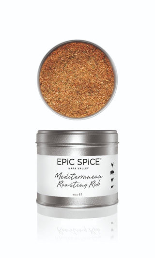 Epic Spice Prieskoniai ir malūnėliai Epic Spice Napa Valley Mediterranean Roasting Rub (viduržemio jūros regiono) prieskoniai, 75g
