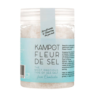 Kampot Pepper Prieskoniai ir malūnėliai Jūros Druskos Kristalai Kampot Fleur De Sel, 100 gr
