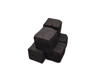 King Crocodile Kuras Presuoti kokoso anglies briketai King Crocodile, 1 kg (tinka COBB kepsninėms)