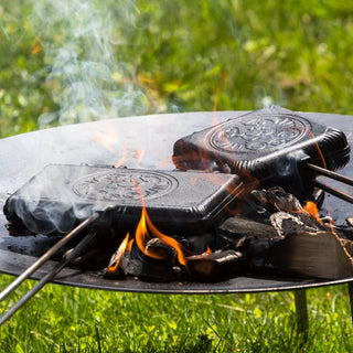 Petromax Indai iš ketaus Ketaus sumuštinių keptuvė PETROMAX su trumpa rankena, 11,5 x 11,5 cm