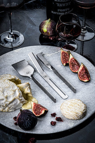 STYLE DE VIE Pjaustymas ir smulkinimas Sūrio ir sviesto peilių rinkinys STYLE DE VIE, 6 vnt., Sidabras