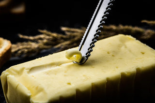 STYLE DE VIE Pjaustymas ir smulkinimas Sūrio ir sviesto peilių rinkinys STYLE DE VIE, 6 vnt., Sidabras