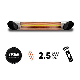 Veito Šildytuvas Infraraudonųjų spindulių šildytuvas Veito Blade S 2,5 kW, sidabrinis