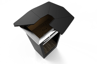 Augoust Atviri griliai Ugniavietė su ketaus kepimo plokštuma Augoust Brasero Plancha