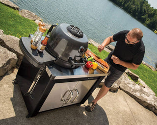 Broil King Kamado griliai Stalas-spintelė Broil King Keg Kamado Cabinet, 117,5 x 78 x 87 cm, 6 ratukų sistema