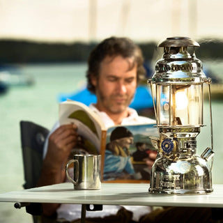 Petromax Apšvietimas Parafino lempa PETROMAX HK 500, chromas, aukštis 40 cm, 400 vatų šviesos srautas