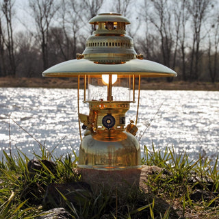 Petromax Apšvietimas Parafino lempa PETROMAX HK 500, chromas, aukštis 40 cm, 400 vatų šviesos srautas