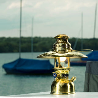 Petromax Apšvietimas Parafino lempa PETROMAX HK 500, žalvaris, aukštis 40 cm,  400 vatų šviesos srautas