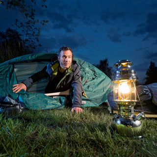 Petromax Apšvietimas Parafino lempa PETROMAX HK 500, žalvaris, aukštis 40 cm,  400 vatų šviesos srautas