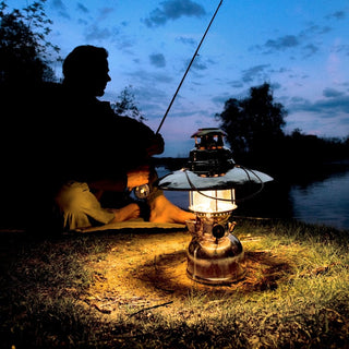 Petromax Apšvietimas Parafino lempa PETROMAX HK 500, žalvaris, aukštis 40 cm,  400 vatų šviesos srautas