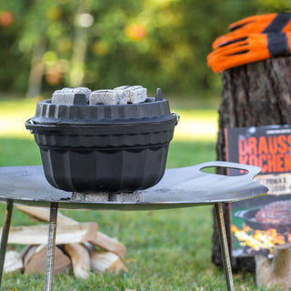 Petromax Indai iš ketaus Ketaus kepimo forma PETROMAX pyragui (su dangčiu) 23,8 x 16,3 x 23,8 cm