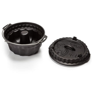 Petromax Indai iš ketaus Ketaus kepimo forma PETROMAX pyragui (su dangčiu) 23,8 x 16,3 x 23,8 cm