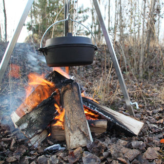 Petromax Indai iš ketaus Trikojis stovas PETROMAX Tripod, aukštis 88-144 cm, maksimali apkrova 40 kg