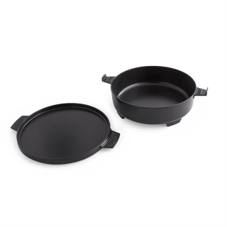 WEBER Indai iš ketaus Ketaus puodas WEBER Dutch Oven Duo, 6,8 l, 42,3 x 33,5 x 12,2 cm