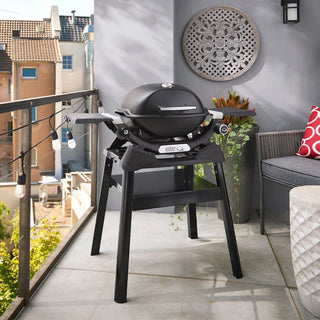 WEBER Q 1200N Gas Grill with Stand, 1501086 - WEBER - Evelostore