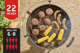 Weber Original Kettle 57 cm anglinis grilis, juoda, 1502202
