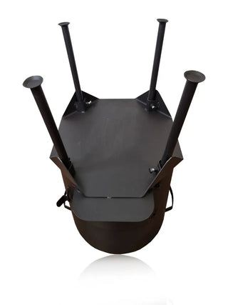 Ar rokām veidota krāsns ar skursteni Premium Lite, 12-16 L kazāniem