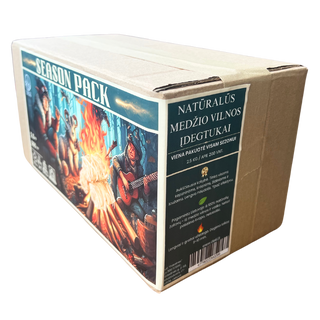 Natūralūs medžio vilnos įdegtukai DEKI, 2,5 kg