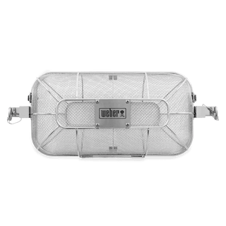 WEBER CRAFTED ROTISSERIE grilling basket 19x48x20cm, 7686 - WEBER - Evelostore