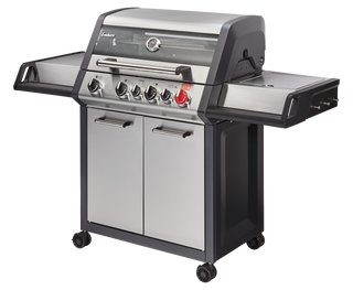 Enders Monroe Pro 4 SIK Turbo gaasigrill turbotsooniga ja külgküpsetajaga, terasevärvides