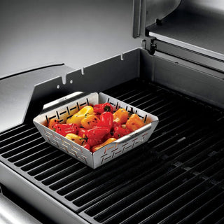 WEBER DELUXE grilling basket, small, 6481 - WEBER - Evelostore