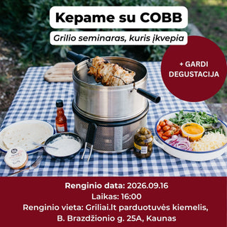 We bake with COBB! Seminar and tasting | Ticket | September 30 at 5:00 p.m.
