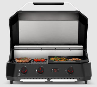Cozze Rotate 17 gaasipizzaahi pöörleva kiviga ja LED-valgusega, 42,5 cm