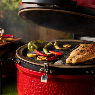 Anglinis kamado grilis Kamado Joe Big Joe III,  Ø 61 cm, raudonas