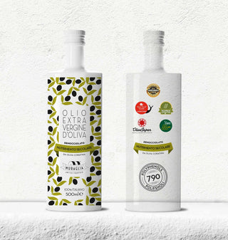 Itaalia ekstra-väärisoliiviõli "Muraglia PITTED” 500 ml (pressitud ilma oliivikivideta, intensiivselt puuviljane) - Image 2