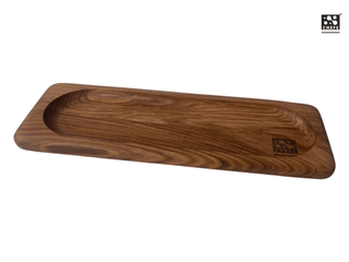 Chefs Soul Pjaustymas ir smulkinimas Ąžuolinė stačiakampio formos duonos serviravimo lentelė Chefs Soul Blanche, 40 x 13