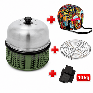 COBB Pro Heritage Travel/Picnic Grill | Roheline, süsi, Ø 33 cm