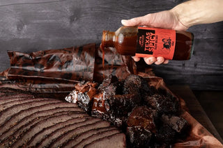 Traeger Texas Spicy padažu laistomi jautienos gabaliukai