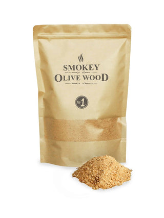 Puidutolm külmsuitsutamiseks SMOKEY OLIVE WOOD Olive nr.1, 1,5 l, fraktsioon: 0-1 mm