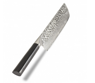 Jaapani Damaskuse terasest nuga OLEIO Zayiko, Kuro, Nakiri, 18 cm