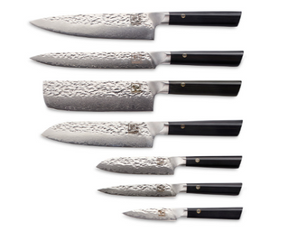 Jaapani Damaskuse terasest nuga OLEIO Zayiko, Kuro, Nakiri, 18 cm