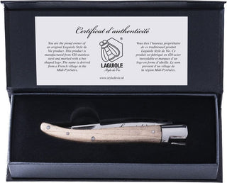 STYLE DE VIE Pjaustymas ir smulkinimas Kišeninis peiliukas LAGUIOLE by STYLE DE VIE, klevas, Ašmenų ilgis yra 9,5 cm