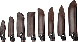 STYLE DE VIE Pjaustymas ir smulkinimas Odinis dėklas STYLE DE VIE Leather, Forged Bread (duonos) peiliui