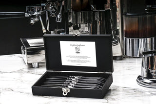 STYLE DE VIE Pjaustymas ir smulkinimas Steiko peiliai LAGUIOLE Luxury Line by STYLE DE VIE, 6 vnt., juodmedžio