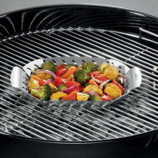 WEBER Indai Skrudinimo indas WEBER, L dydis, ovalus, 25,4 cm x 36,8 cm x 2,54 cm
